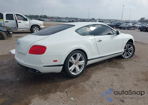 2013 Bentley Continental Gt V8 from USA, damaged, VIN SCBFT7ZA1DC080857